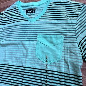 NEW Men Levi’s Short Sleeve Striped T-shirt
